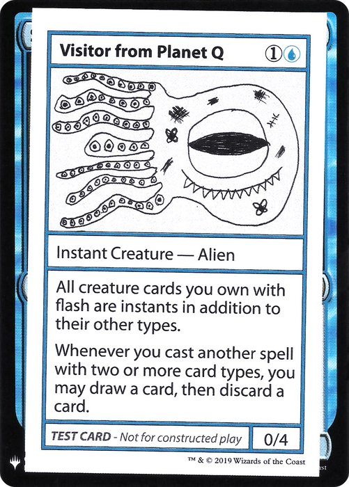 Visitor from Planet Q (CMB1-033) - rare