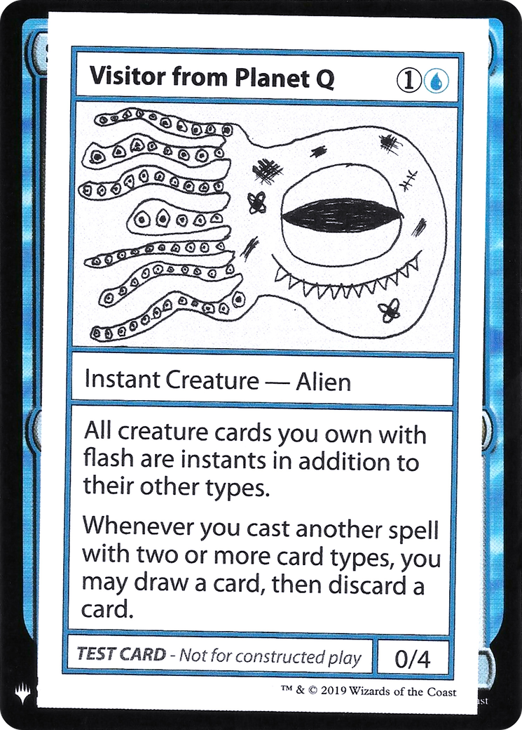 Visitor from Planet Q (CMB1-033) - rare