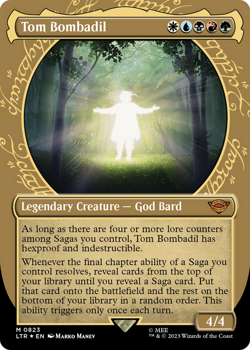 Tom Bombadil (LTR-823) - mythic: (Showcase) (Borderless) - Foil