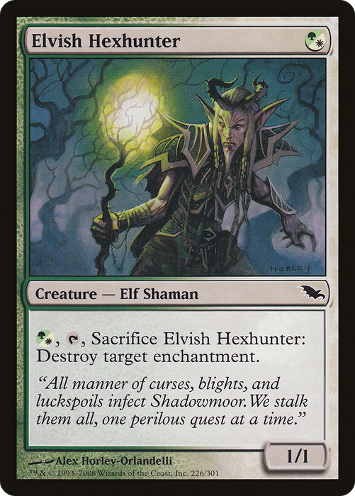 Elvish Hexhunter (SHM-226) - common - Foil