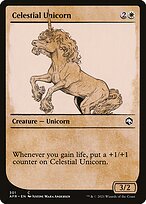 Celestial Unicorn (AFR-301) - common: (Showcase) - Foil