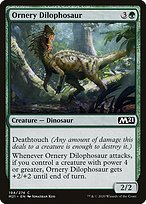Ornery Dilophosaur (M21-194) - common - Foil