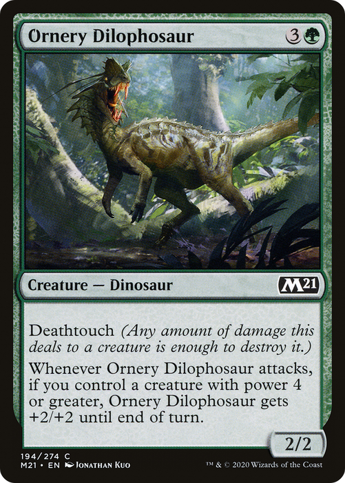 Ornery Dilophosaur (M21-194) - common