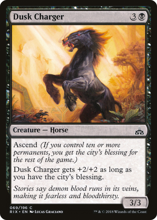 Dusk Charger (RIX-069) - common - Foil