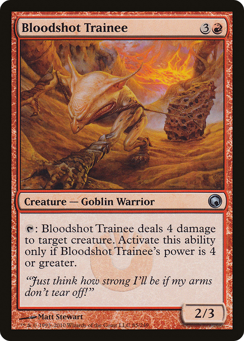 Bloodshot Trainee (SOM-085) - uncommon