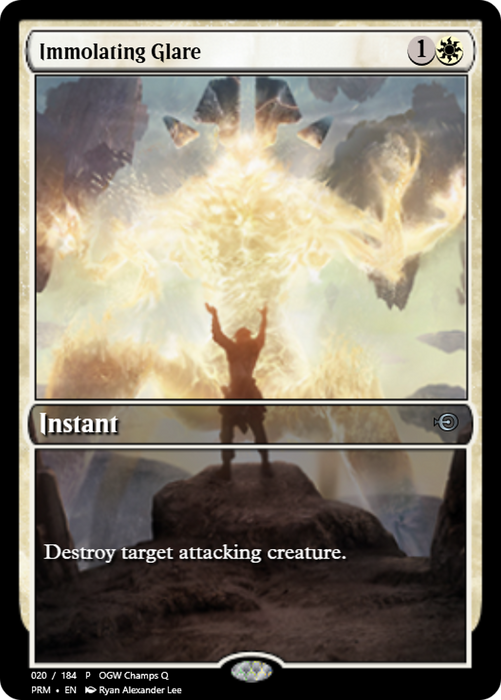 Immolating Glare (PRM-59669) - uncommon - Foil