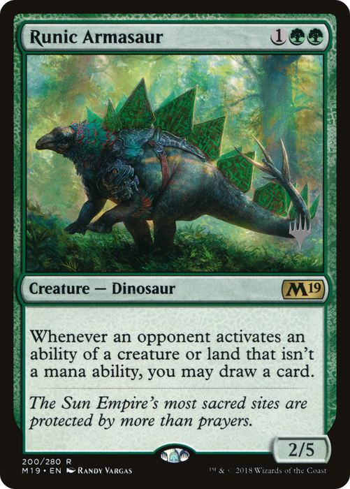 Runic Armasaur (PPIKO-200P) - rare