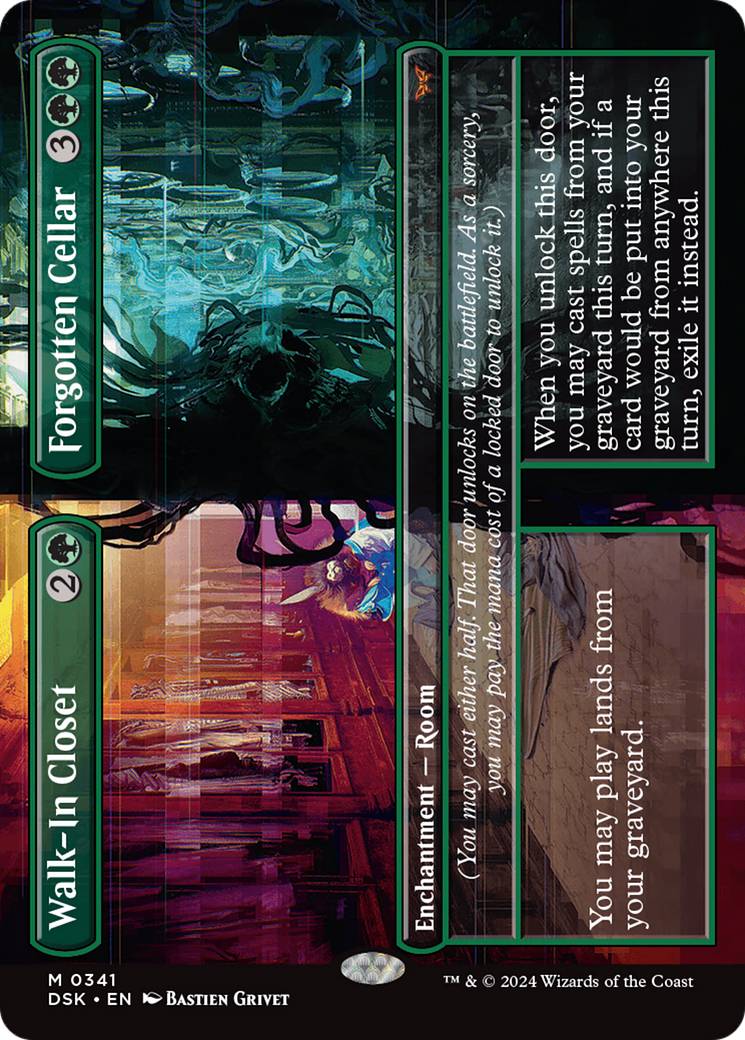 Walk-In Closet // Forgotten Cellar (DSK-341) - mythic (Borderless)