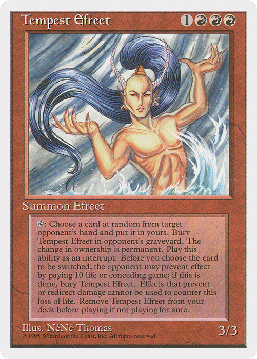 Tempest Efreet (4ED-225) - rare