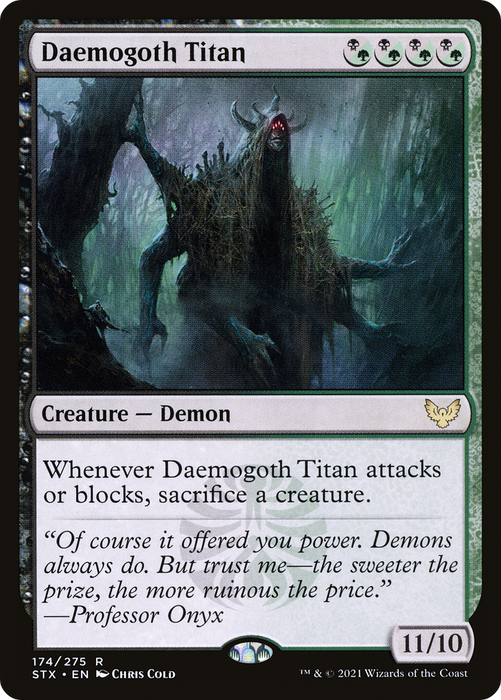 Daemogoth Titan (STX-174) - rare - Foil
