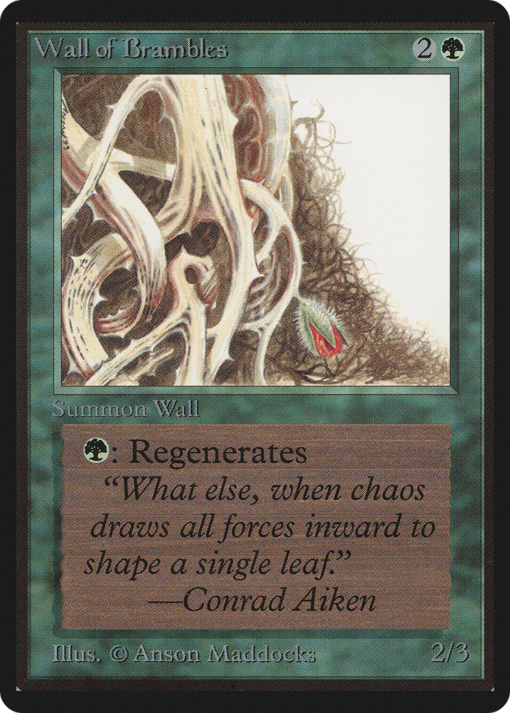 Wall of Brambles (LEB-224) - uncommon