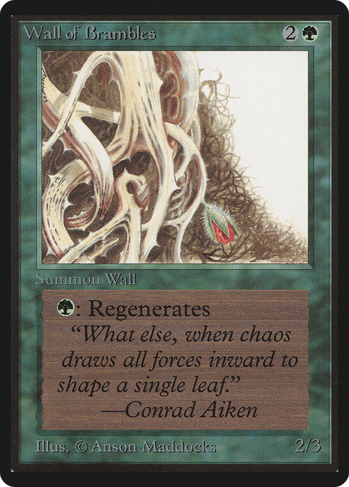 Wall of Brambles (LEB-224) - uncommon