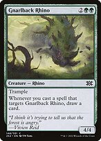 Gnarlback Rhino (2X2-148) - common