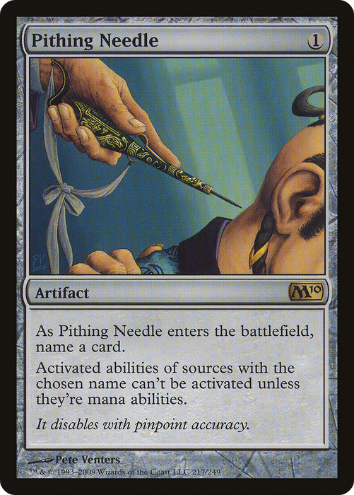Pithing Needle (M10-217) - rare - Foil
