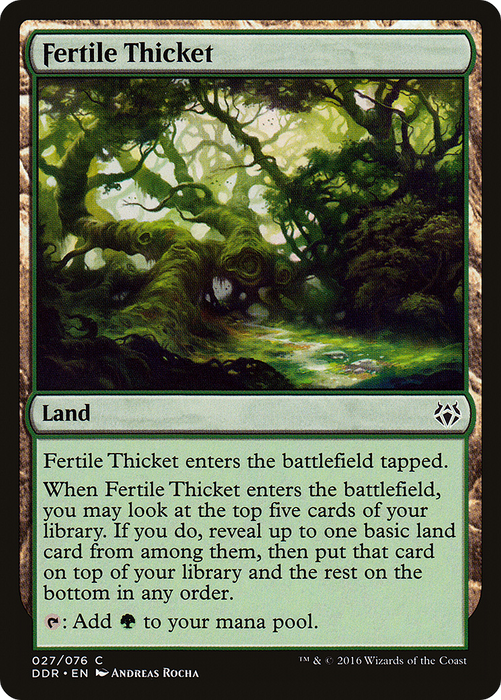 Fertile Thicket (DDR-027) - common