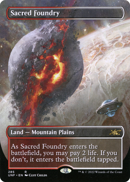 Sacred Foundry (UNF-285) - rare (Borderless)