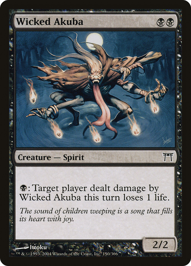 Wicked Akuba (CHK-150) - common