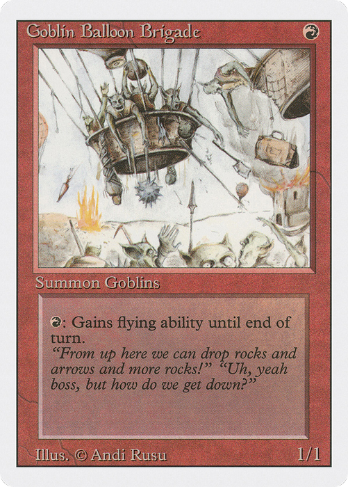 Goblin Balloon Brigade (3ED-154) - uncommon