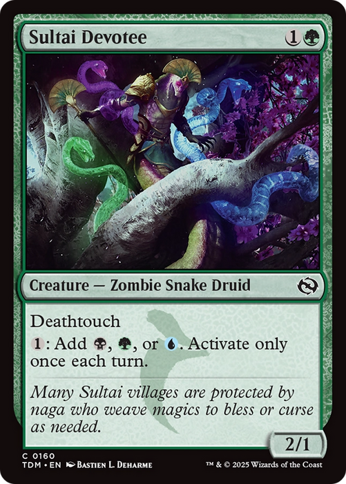 Sultai Devotee (TDM-160) - common - Foil