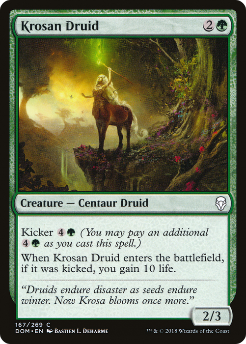 Krosan Druid (DOM-167) - common