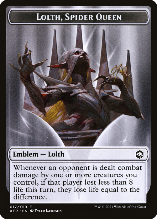 Lolth, Spider Queen Emblem (TAFR-017) - common