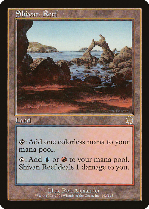 Shivan Reef (APC-142) - rare - Foil