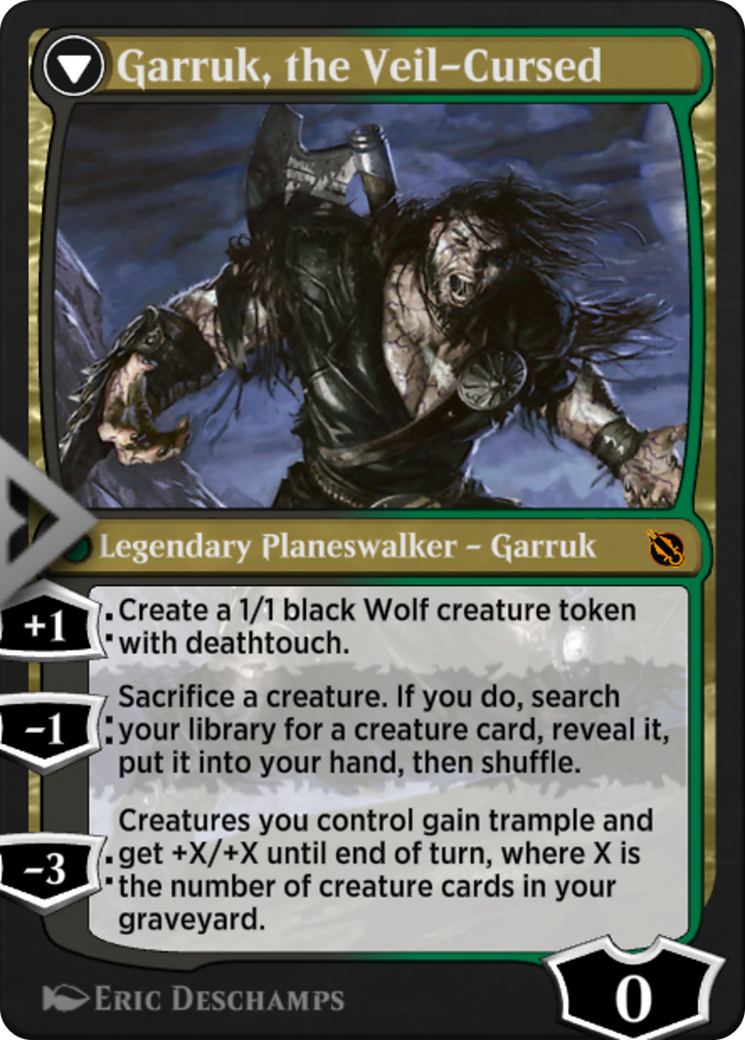 Garruk Relentless // Garruk, the Veil-Cursed (SIS-049) - mythic