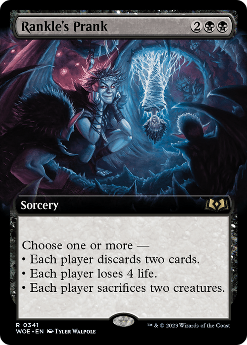 Rankle's Prank (WOE-341) - rare: (Extended Art) - Foil