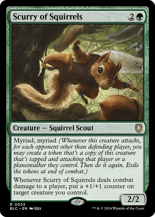 Scurry of Squirrels (BLC-033) - rare