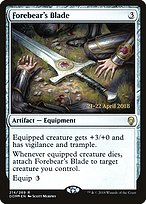 Forebear's Blade (PRE-214S) - rare - Foil