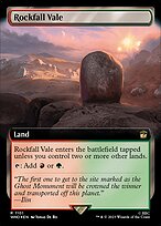 Rockfall Vale (WHO-1101) - rare: (Extended Art) - Foil