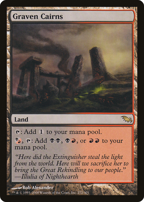 Graven Cairns (SHM-272) - rare - Foil