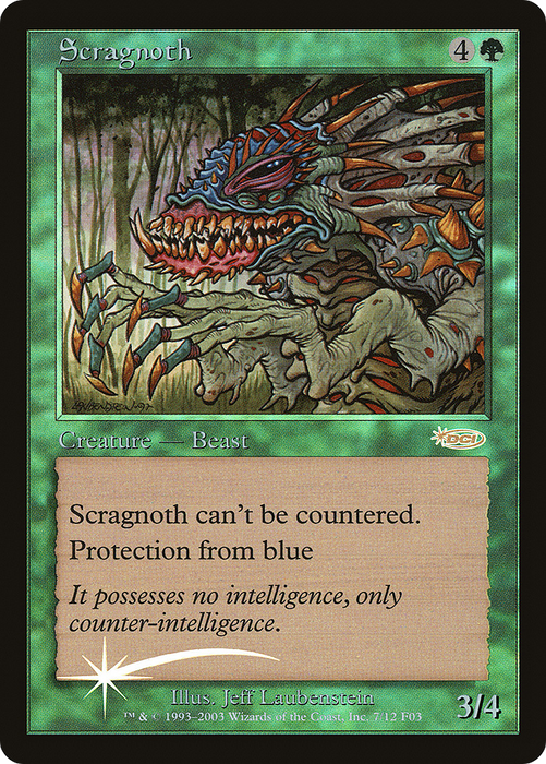 Scragnoth (FNM-007) - rare - Foil