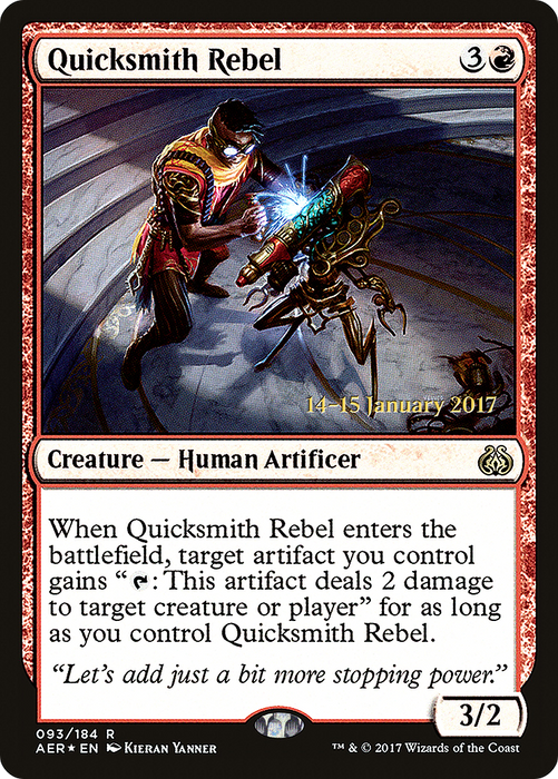 Quicksmith Rebel (PRE-93S) - rare - Foil