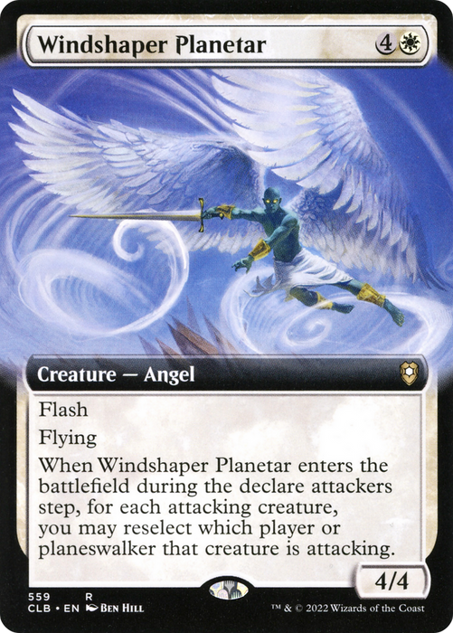 Windshaper Planetar (CLB-559) - rare: (Extended Art) - Foil