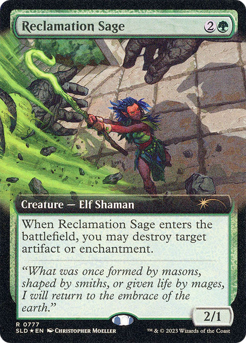 Reclamation Sage (SLD-777) - rare: (Extended Art) - Foil