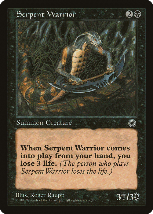 Serpent Warrior (POR-109) - common