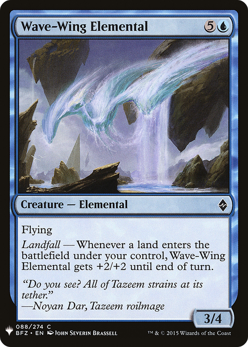 Wave-Wing Elemental (LIST-BFZ-88) - common
