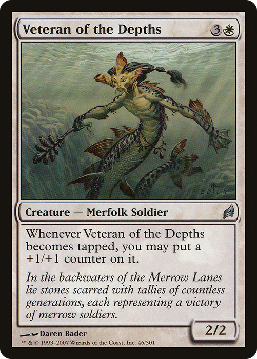 Veteran of the Depths (LRW-046) - uncommon - Foil