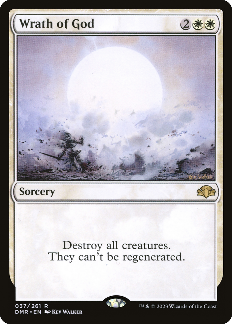 Wrath of God (DMR-037) - rare - Foil