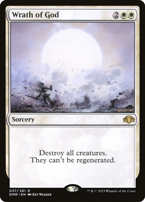 Wrath of God (DMR-037) - rare - Foil