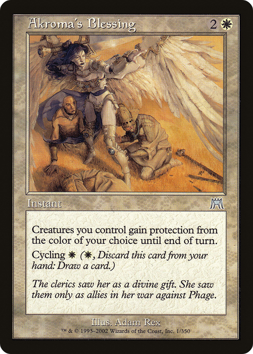 Akroma's Blessing (ONS-001) - uncommon - Foil