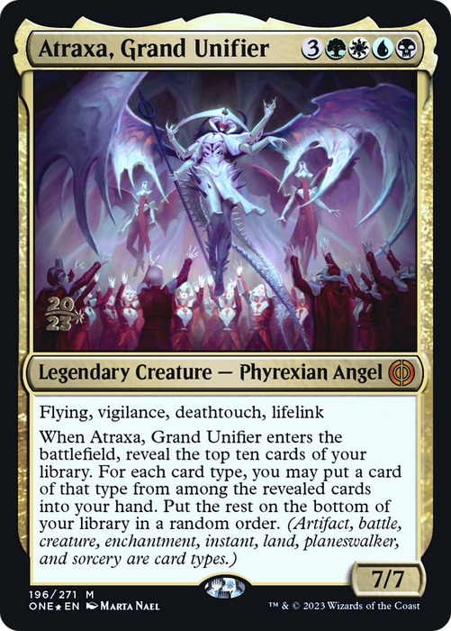 Atraxa, Grand Unifier (PRE-196S) - mythic - Foil