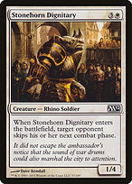 Stonehorn Dignitary (M12-037) - common - Foil