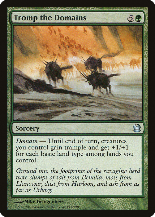 Tromp the Domains (MMA-171) - uncommon - Foil