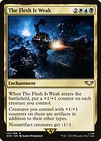 The Flesh Is Weak (40K-122) - rare