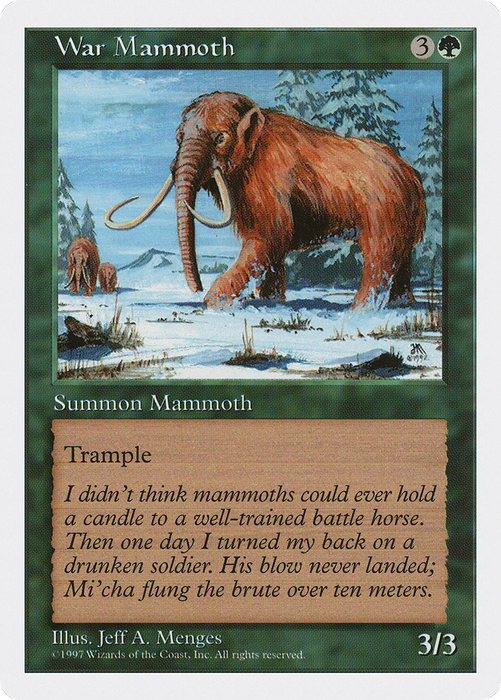 War Mammoth (5ED-340) - common