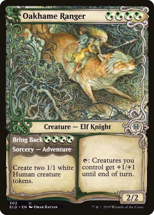 Oakhame Ranger // Bring Back (ELD-302) - uncommon: (Showcase) - Foil
