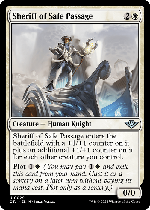 Sheriff of Safe Passage (OTJ-029) - uncommon - Foil
