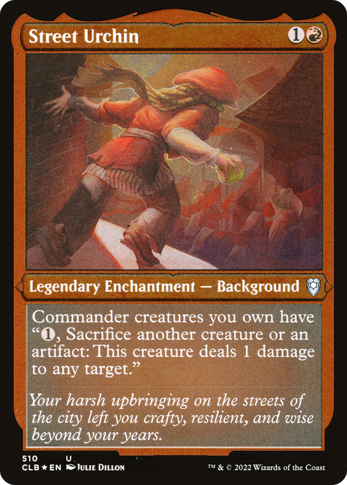Street Urchin (CLB-510) - uncommon - Etched Foil
